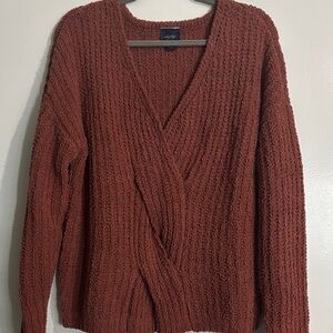 Daytrip Cozy Brick Knit Sweater